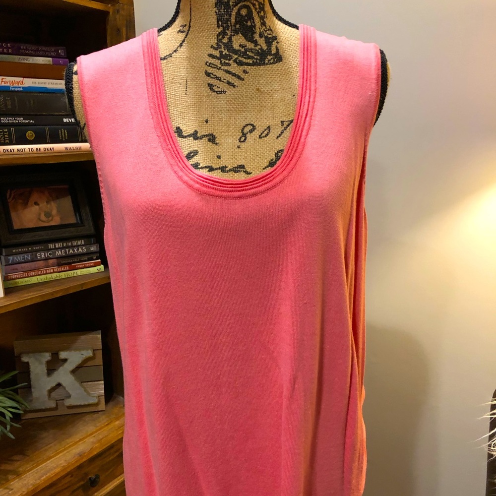 Ladies’ Sleeveless Scoop Neck Sweater by Rafaela